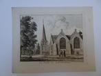 Originele gravure Kerk te Leimuiden Hendrik Spilman 1750, Antiek en Kunst, Kunst | Etsen en Gravures, Verzenden
