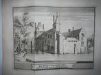 37/ Maarssen het Huis te Maarsseveen Kopergravure 1736, Antiek en Kunst, Kunst | Etsen en Gravures, Ophalen of Verzenden