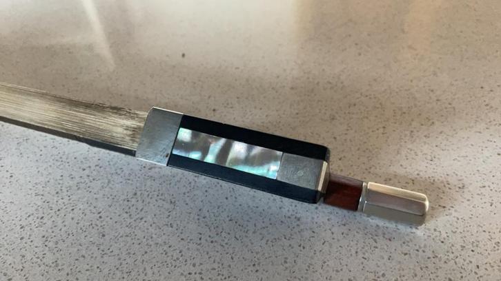 Mooie Duitse 4/4 vioolstrijkstok, Muziek en Instrumenten, Strijkinstrumenten | Violen en Altviolen, Gebruikt, Viool, 4/4-viool