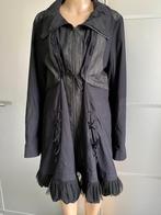 H955 Lauren Vidal maat L/XL=42 jas tussenjas parka zwart, Zwart, Maat 42/44 (L), Lauren Vidal, Ophalen of Verzenden