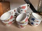 12 kop en schotels alpine meadow, Huis en Inrichting, Keuken | Servies, Ophalen, Zo goed als nieuw, Overige stijlen, Kop(pen) en/of Schotel(s)