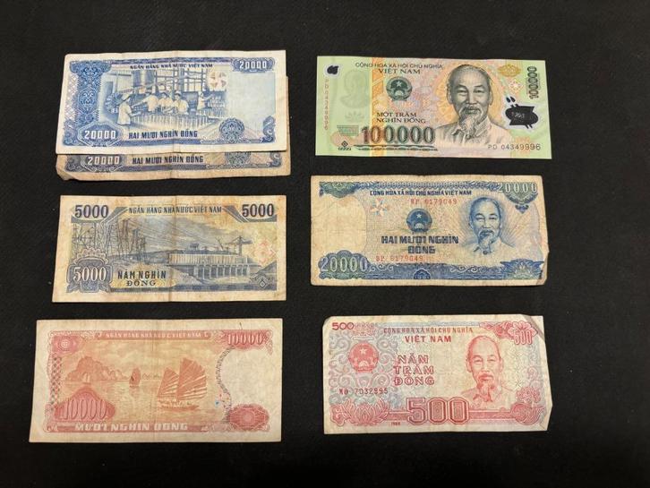 Bankbiljetten Vietnam (1988 - nu), Postzegels en Munten, Bankbiljetten | Azië, Setje, Zuidoost-Azië, Ophalen of Verzenden