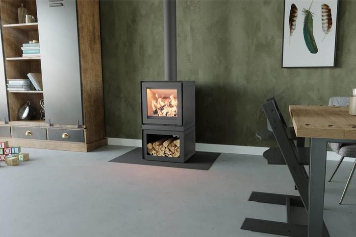 Altech Max B Depot Uni Houtkachel -SHOWROOM MODEL-, Huis en Inrichting, Kachels, Zo goed als nieuw, Houtkachel, Hout, Ophalen