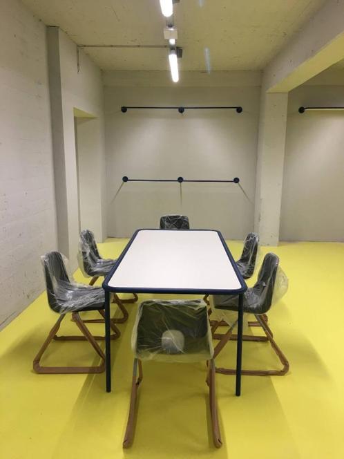 Hille E-series Skid Base design stoeltjes, Huis en Inrichting, Stoelen, Zo goed als nieuw, Vijf, Zes of meer stoelen, Kunststof
