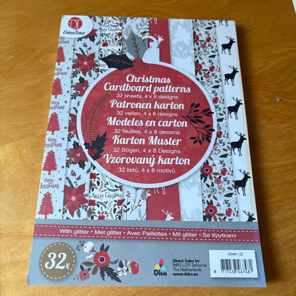 Decotime karton blok 4, Hobby en Vrije tijd, Ophalen of Verzenden, Zo goed als nieuw, Overige thema's, Blanco kaart of Basiskaart