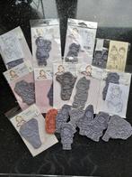 17x MAGNOLIA RUBBER STEMPEL INKLEUREN KAARTEN 2,- per stuk, Hobby en Vrije tijd, Stempelen, Ophalen of Verzenden, Zo goed als nieuw