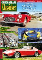 ONSCHATBARE KLASSIEKER 11/2002 - MASERATI 3500 GT ENZ., Ophalen of Verzenden, Ferrari, Jan haakman