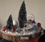 kerststuk met verlichting pop, slee, auto, ballen, bomen etc, Diversen, Kerst, Ophalen of Verzenden, Nieuw