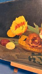 Oud stilleven, tulpen, Antiek en Kunst, Kunst | Schilderijen | Klassiek, Ophalen of Verzenden