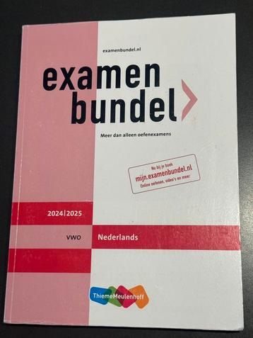 Examenbundel VWO Nederlands 2024/2025 beschikbaar voor biedingen