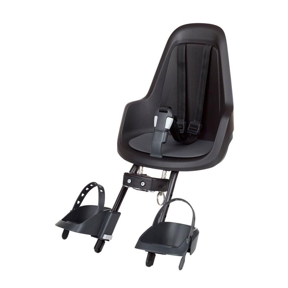 Bobike Mini Go Urban Black Voorstoeltje, Ophalen of Verzenden, Zo goed als nieuw