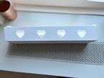 Brocante Houten bakje met hartjes, Ophalen of Verzenden, Gebruikt