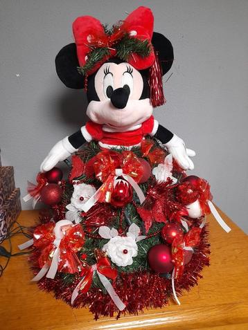 Kerst minnie mouse geheel compleet met verlichting  beschikbaar voor biedingen