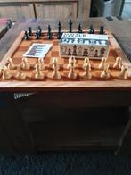 Compleet heel mooi antiek homas/staunton schaakspel..., Staunton, Een of twee spelers, Gebruikt, Ophalen of Verzenden