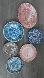 Delfts Blauw Borden en Kopjes - Chinees Aardewerk, Ophalen