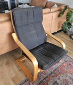 Ikea POÄNG zwarte kussens (twee stuks), Huis en Inrichting, Fauteuils, Ophalen, Gebruikt, Stof, 50 tot 75 cm