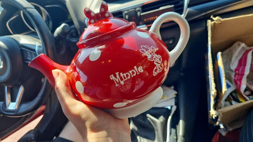 Minnie Mouse Theepot - Nieuwstaat, Ophalen of Verzenden, Zo goed als nieuw