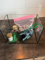 Vissenkom met toebehoren, Ophalen, Leeg aquarium