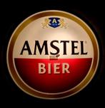 Amstel Bier lichtbak schaal met verlichting ø 81 cm FH5963, Verzamelen, Biermerken, Ophalen, Zo goed als nieuw, Reclamebord, Plaat of Schild