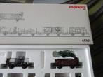 MARKLIN 45101 SET GOEDERENWAGONS, Hobby en Vrije tijd, Modeltreinen | H0, Wisselstroom, Treinset, Ophalen of Verzenden, Zo goed als nieuw