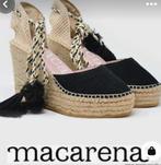 Super mooi Ibiza Boho Gipsy hoge espadrilles mt 38, Ophalen of Verzenden, Zo goed als nieuw, Zwart