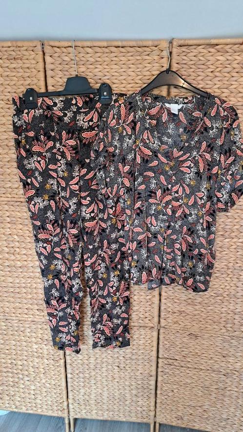 H&M setje. Maat 40, Kleding | Dames, Jumpsuits, Zo goed als nieuw, Maat 38/40 (M), Zwart, Ophalen of Verzenden