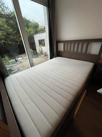 Ikea hemnes bed + matras 140 + lattenbodem