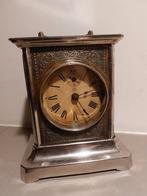 Antieke Junghans tafelklok met speeldoos, Antiek en Kunst, Ophalen of Verzenden