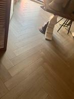 Visgraat klik laminaat beige eiken 45m2 + ondervloer, Ophalen, Zo goed als nieuw, Beige, Laminaat