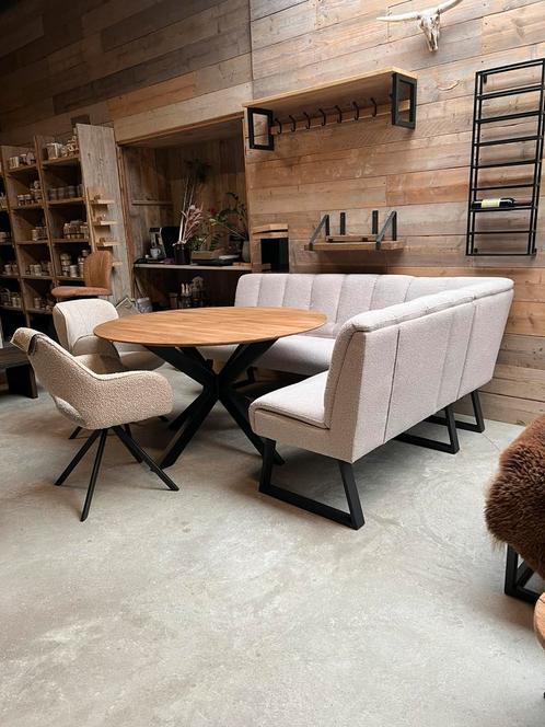 Eetbank hoekbank, Huis en Inrichting, Stoelen, Nieuw, Eén, Ophalen of Verzenden
