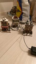 Kerstdorp typisch hollands blokker huisjes, Diversen, Kerst, Ophalen, Zo goed als nieuw