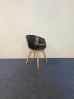 4 x Vergaderstoel HAY About A Chair 'AAC' 22 - zwart/eiken, Gebruikt, Zwart, Vier, Ophalen