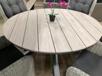 Tuinmeubelen Tuinset Ronde Diningtafel Wicker Diningstoelen, Ophalen, 4 zitplaatsen, Nieuw, Wicker
