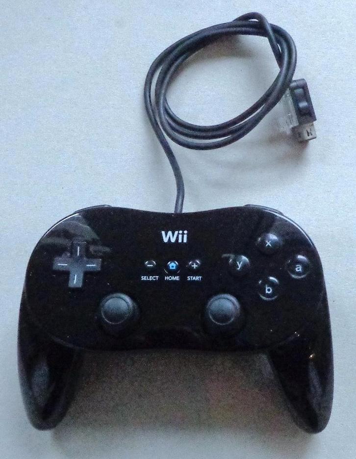 Nintendo Wii Classic Pro Controller, Spelcomputers en Games, Games | Nintendo Wii, Zo goed als nieuw, 1 speler, Vanaf 3 jaar, Ophalen of Verzenden