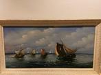 Schilderij - Zeilschepen, Ophalen, Overige materialen, Gebruikt, Overige kleuren