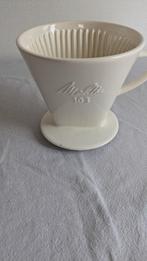 Melitta 103 Retro Vintage filter wit keramiek, Huis en Inrichting, Keuken | Servies, Gebruikt, Keramiek, Overige typen, Ophalen of Verzenden