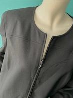 Vintage stijlvol Italiaans broekpak zwart maat 44, Kostuum of Pak, Verzenden, Zwart, Maat 42/44 (L)