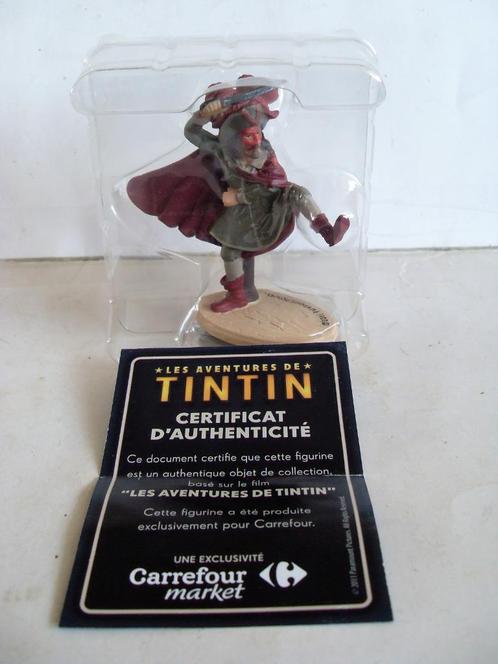 Kuifje Beeldje Scharlaken Rackham Tintin Herge, Verzamelen, Stripfiguren, Zo goed als nieuw, Beeldje of Figuurtje, Kuifje, Ophalen of Verzenden