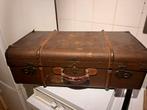 Antieke metalen reis / hutkoffer, Huis en Inrichting, Ophalen, Zo goed als nieuw, Minder dan 50 cm