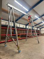 Mobiele portaalkraan 3000kg met takel 400V, Ophalen, Gebruikt, Elektrisch