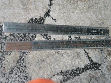 Stanley metalen 30cm meetlat 2 stuks aanwezig ongebruikt beschikbaar voor biedingen