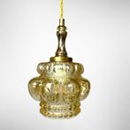 Vintage glazen hanglampje, Huis en Inrichting, Lampen | Hanglampen, -, -, Ophalen of Verzenden, Glas