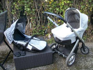Wandelwagen - Kinderwagen met Matras, Voetenzak Mutsy Grijs  beschikbaar voor biedingen