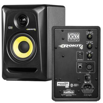 Set 2 KRK Rokit RP4 RP 4 actieve monitor speakers zwart beschikbaar voor biedingen