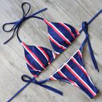Blauw rood witte push-up bikini (sexy push up dames vrouwen), Verzenden, Nieuw, Bikini