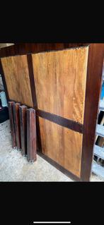 Vierkante houten tafel, Ophalen of Verzenden, Gebruikt, Minder dan 200 cm