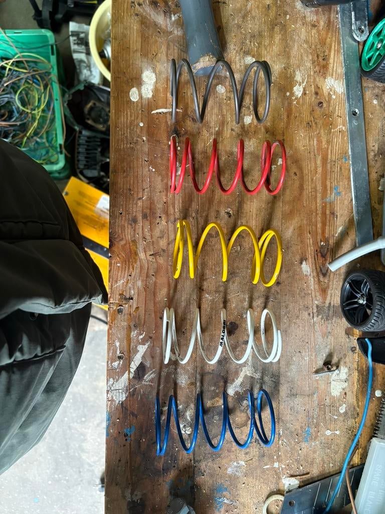 5 x keer koppelingsveer van yamaha aerox, Ophalen of Verzenden, Overige typen, Yamaha