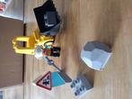 Duplo set bulldozer, Ophalen of Verzenden, Zo goed als nieuw, Duplo