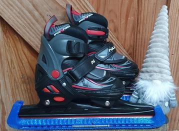 NIJDAM verstelbare schaatsen combinoren mt 29-32 GESLEPEN beschikbaar voor biedingen
