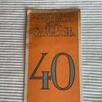 Boekenlegger Wilhelmina 40 Jaar Jubileum, Ophalen of Verzenden, Gebruikt, Nederland, Overige typen